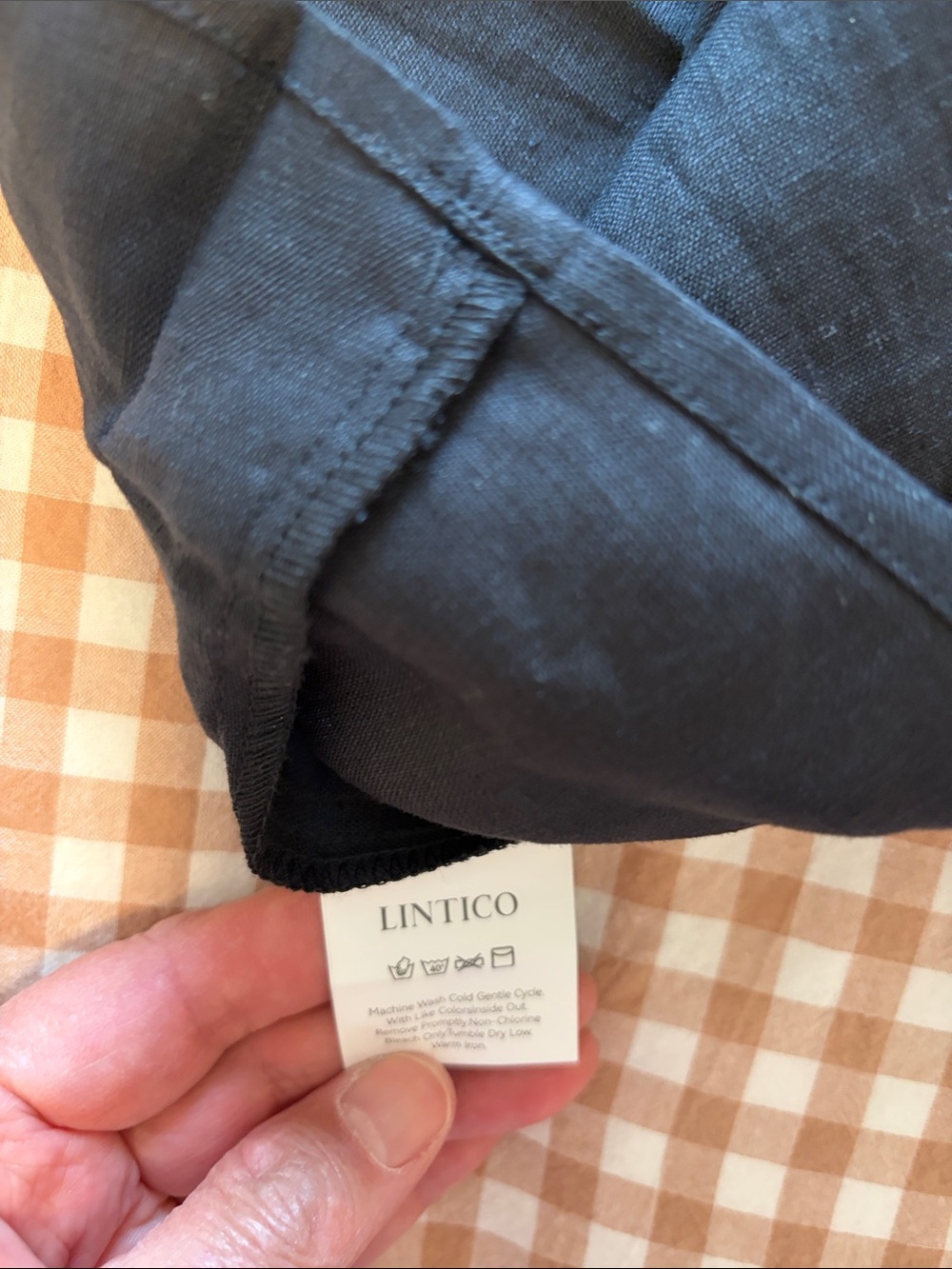 Lintico Elegant 100% Linen Midi Dress - Picture 5 of 6